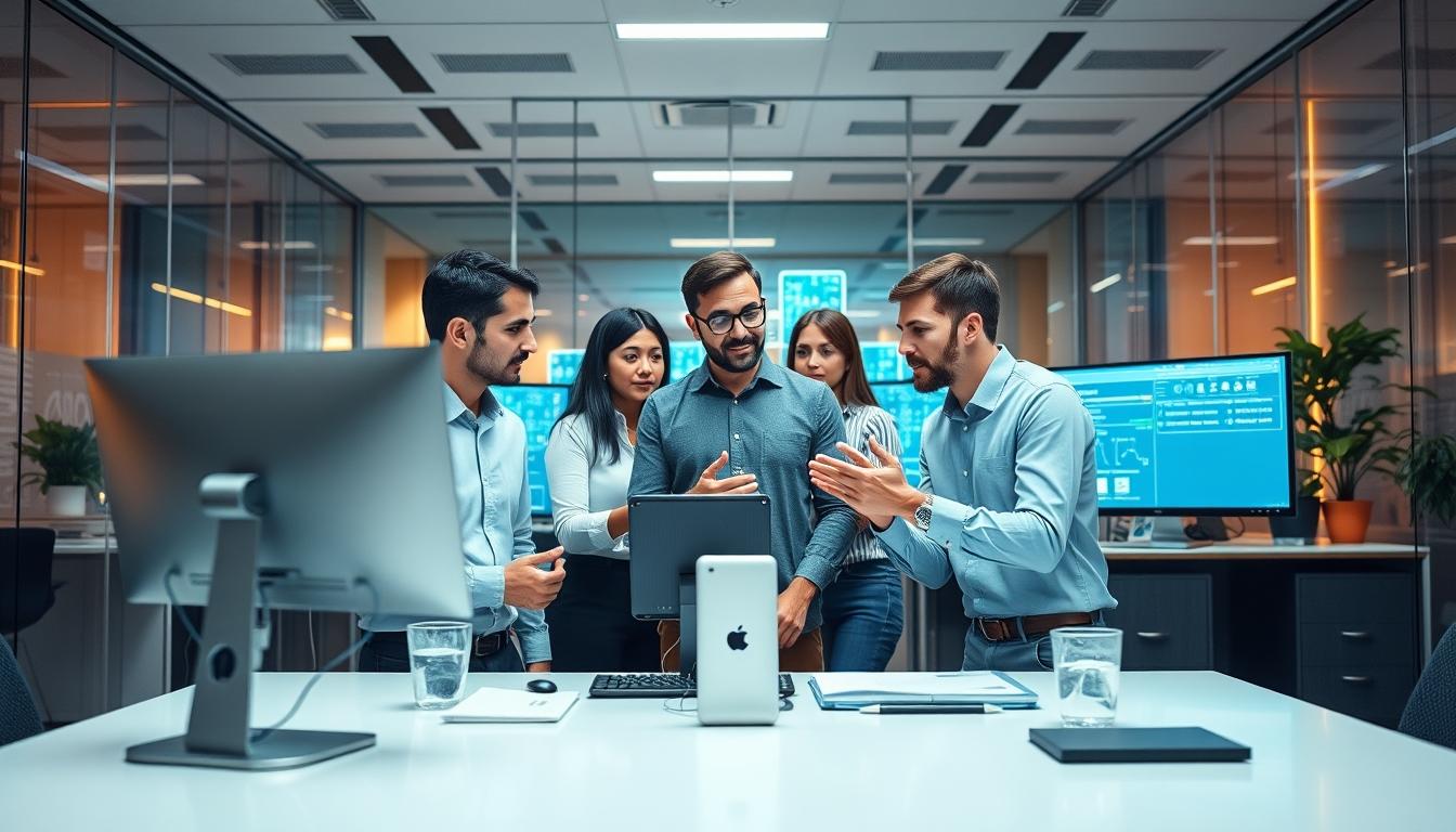 Enterprise software dashboards and business process automation